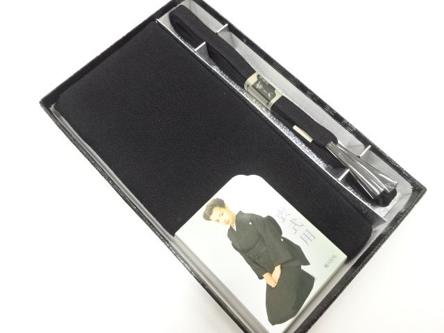 JAPANESE KIMONO / OBIJIME & OBIAGE SET FOR MOURNING